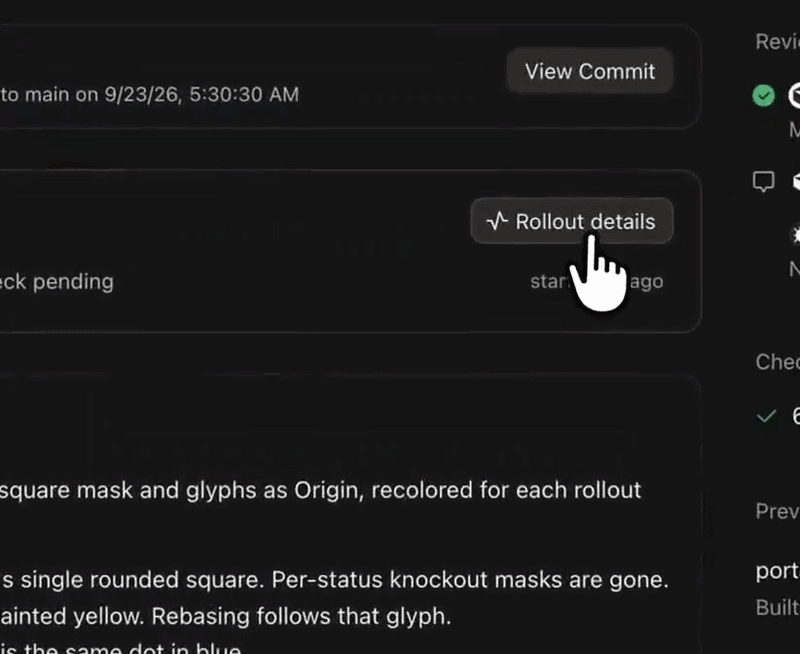 Rollouts in action (2)