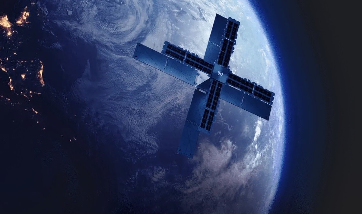 Illustration: Hubble Network satellite in orbit