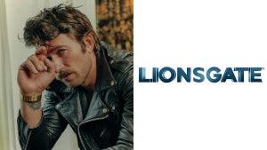 Brandon Sklenar (Credit: Leo Jacob) and Lionsgate logo (Credit: Lionsgate)