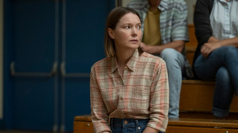 Margaret White in the gym in Carrie (2026)
