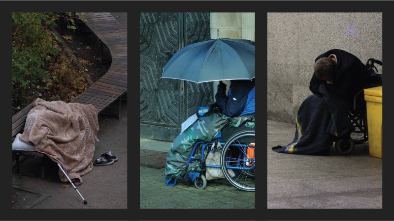 Clearings of homeless encampments often destroy or misplace vital medical equipment, leaving disabled residents without a safe way to get around.