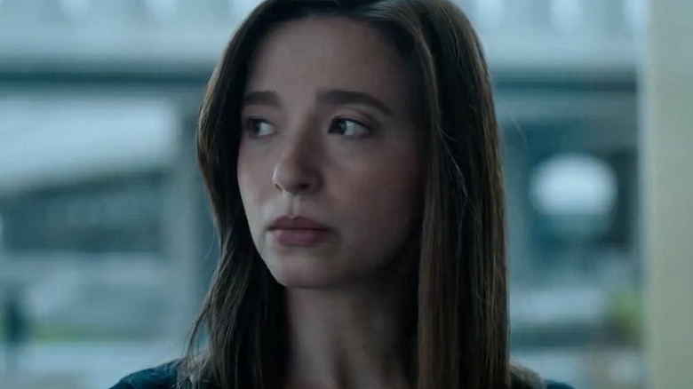 Frances Haugen looks upset in The Social Reckoning